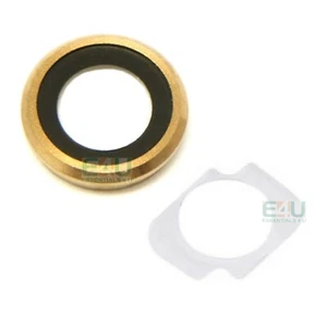 For Apple iPhone 6 Plus / 6s Plus Camera Lens Camera Bezel & Flash Lens - Gold - Picture 1 of 1