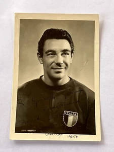 Autograph BENITO LORENZI (†2007)-National Team ITALY-WC 50/54-FC Inter-signed-AK - Picture 1 of 3
