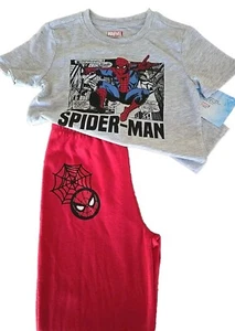 MARVEL ~ SPIDERMAN ~ Two (2) Piece Set ~ Graphic Tee ~ Sweatpants ~ Boys' Size 6 - Picture 1 of 7