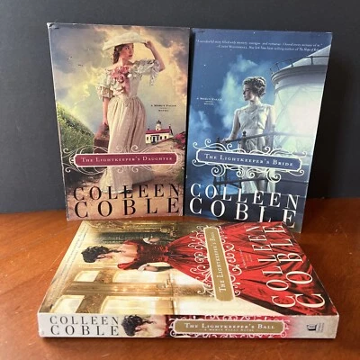Mercy Falls 1-3 Colleen Coble Book Christian Fiction Romance Series Complete Lot - Image 1 of 4