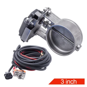 3" 76mm Exhaust Control Valve Electric Unit Switch for Catback Downpipe pipe - Picture 1 of 8