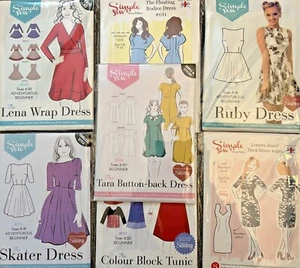 Costura simple. Vestidos surtidos. Patrones de costura. Nuevo - Imagen 1 de 17