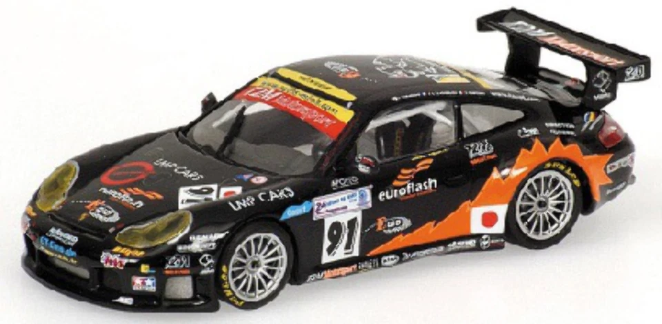 Minichamps PORSCHE 911 GT3-RS T2M MOTORSPORT YAMAGISHI POMPIDOU 24H LE MANS 2005 - Immagine 1 di 1
