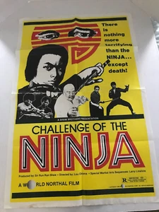 Challenge of the Lady Ninja Original One Sheet Movie Poster 1980 Kung Fu - Picture 1 of 12