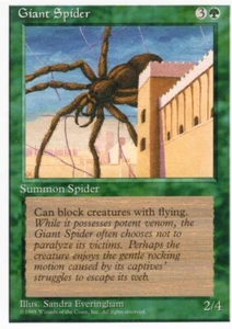 2X GIANT SPIDER GREEN 4A CUARTA EDICIÓN MTG MAGIC LP X2 (yourdeckbuilder) - Imagen 1 de 1