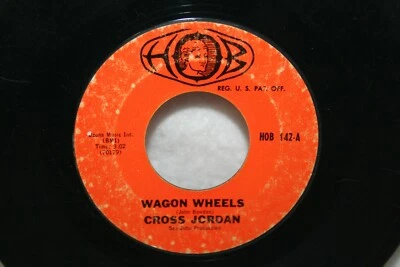 Rare Black Deep Soul Gospel CROSS JORDON Wagon Wheels / Stand Up 45 HOB 142 VG - Image 1 of 2