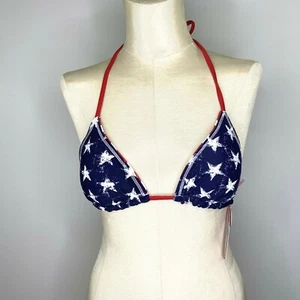 Bikini reversible americano Xhilaration estrellas y rayas nuevo con etiquetas - Imagen 1 de 7