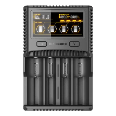 ~NEW~ Nitecore SC4 Superb Charger 4-slot Battery Charger - Image 1 of 4