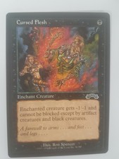 Cursed Flesh Magic the Gathering MTG Exodus Black Common