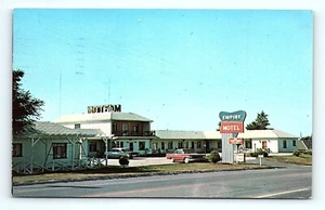 Postcard Kansas Empire Motel Saint Francis, KS 1965 Vintage Cars - Picture 1 of 3