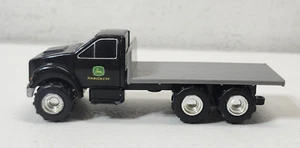 John Deere Flatbed Pickup Truck 1/64 Scale Ertl Tomy 4.5 in Gray Black Toy - Picture 1 of 11