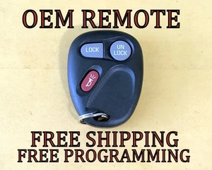 OEM 99 00 01 GM GMC CHEVY KEYLESS ENTRY REMOTE FOB TRANSMITTER 15732803 KOBUT1BT - Picture 1 of 1