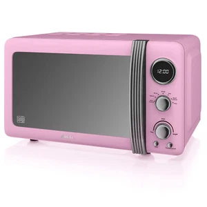 Retro Microondas Digital 20L, 5 Niveles Potencia, Descongelación, Temporizador - Imagen 1 de 9