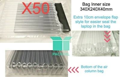 Laptop Air Column inflatable packaging X50 (fit up to 2 laptops) + free handpump - Image 1 of 4