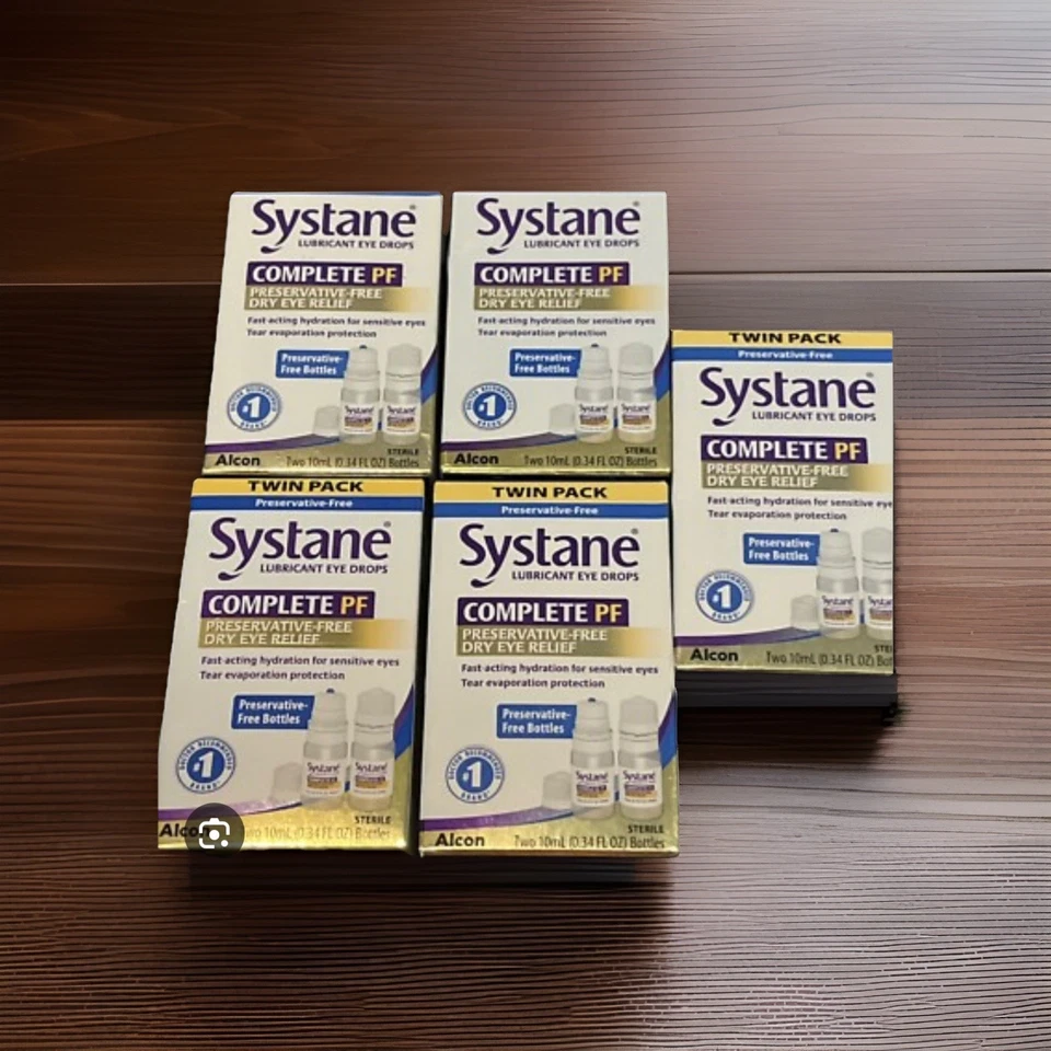 Systane Complete PF капли для снятия сухости глаз **3 двойные упаковки на заказ ** срок годности 12/26 - Изображение 1 из 1