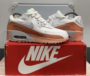 Nike Air Max 90 “Cuero Arco Iris Salmón” (GS) 6Y / Mujer 7.5 DM0956-100 con Caja Original - Imagen 1 de 24