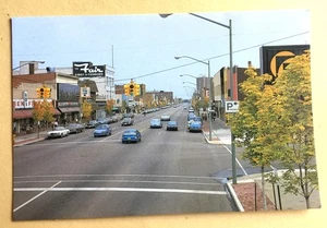 De colección. Postal: Downtown Ludington Street - Sección de negocios - Escanaba, Michigan - Imagen 1 de 3