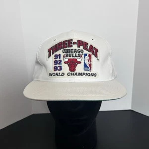 De Colección Chicago Bulls Gorra Gorra 3 Turba Campeones NBA Verde Bajo Ala Snapback Youngan - Imagen 1 de 8