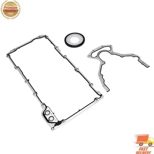 New 4.8 5.3 6.0 6.2L V8 OHV Engine Rear Main Seal & Oil Pan Gasket For Chevy GMC - Picture 1 of 6