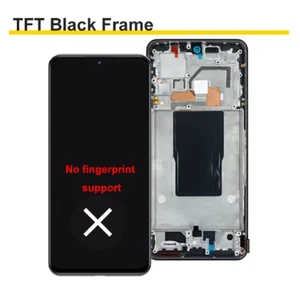 TFT LCD Display Screen Touch Digitizer For Xiaomi 12T / 12T Pro W/Black Frame - Picture 1 of 2