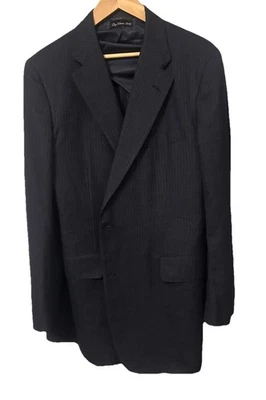 Southwick Paul Stuart Blazer 46 Tall Suit Jacket Gray with White Stripes - Image 1 of 4
