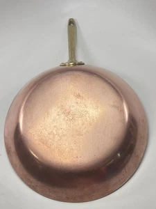 Paul Revere Ware 1776-1976 10.5” Brass Copper Stainless Steel Skillet Fry Pan - Picture 1 of 13