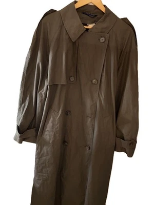 Chaps Ralph Lauren Trench Coat/44/Cotton/Gry 3412 - Image 1 of 4