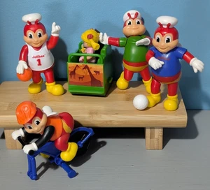 Lot of 5 Jollibee Toys Soccer Basketball Bike 4" tall - Bild 1 von 18