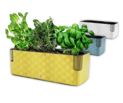 Cobble Trio Herb Pot Plant Pot Planter Water Storage All Colours - Image 1 of 4