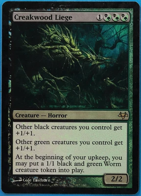 Creakwood Liege FOIL Eventide PLD Black Green Rare CARD (497985) ABUGames - Image 1 of 2