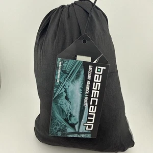 Basecamp Hammock BC8707 Portable Packable Camping New Grey/Black Up To 500lbs - Picture 1 of 9