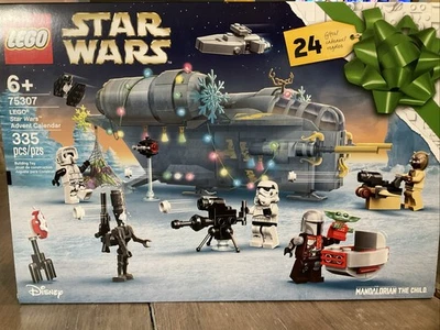LEGO STAR WARS 2021 Advent Calendar Set 75307 Sealed Grogu Mandalorian 2021 - Image 1 of 3