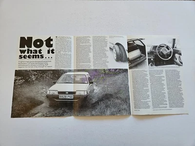 SUBARU 1.8 TURBO 4X4 ESTATE REVIEW SALES BROCHURE 1985 - Image 1 of 4