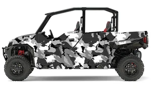 2020-2025 Polaris General XP4 4 DOOR 1000 Graphics Kit DLC-1 Light Camo - Bild 1 von 2