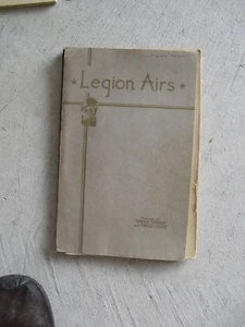 1932 Song Book Legion Airs by Frank E Peat - Picture 1 of 1