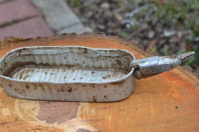 WWII reliquia tedesca originale dal campo di battaglia, supporto per riscaldamento cibo in scatola - Immagine 1 di 4