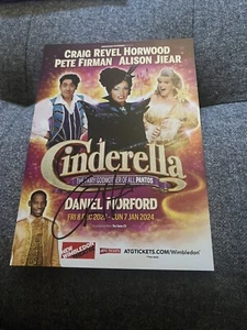 SIGNED Wimbledon Theatre Cinderella By Craig Revel Horwood Strictly Come Dancing - Picture 1 of 2