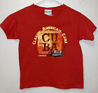 Carnival Cruise Line T-Shirt Youth XS Red Cuba Classic American Cars Short Slv