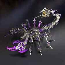 Colored DIY 3D Metal Jigsaw Toys Scorpion Model Assembly Educational Puzzle Gift
