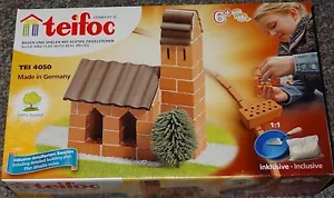 Kirche Echt Ziegel & Mörtel Bau Gebäude Spielzeug Teifoc TEI 4050 - Bild 1 von 8