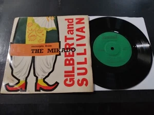 Gilbert & Sullivan - Excerpts From The Mikado VG+ 45 EP Record & Pic Sleeve 1957 - Picture 1 of 5