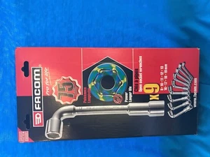 Facom Tools Sale OGV Drive Angled Socket Wrench Set 9 Piece 8mm - 19mm - Picture 1 of 8