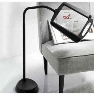 daylight 24 Pro 8X10 - Full Page Magnifying Floor Lamp - Hands Free Magnifier wi - Image 1 of 4