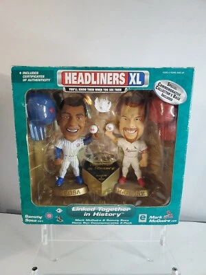 Sammy Sosa & Mark McGwire Headliners XL Figures The Great Home Run Race of 1998 - Image 1 of 4
