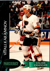 1992 Parkhurst Emerald Ice Vitali Karamnov #387 St. Louis Blues