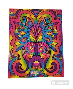 VTG Lisa Frank VIBRANT BUTTERFLY Folder Y2K 2000 Fantastic Fashion Fun UNPUNCHED - Picture 1 of 8