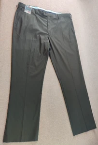 Roundtree & Yorke Mens Black Dress Pants 40x32 Travel Smart Ultimate Comfort - Bild 1 von 8