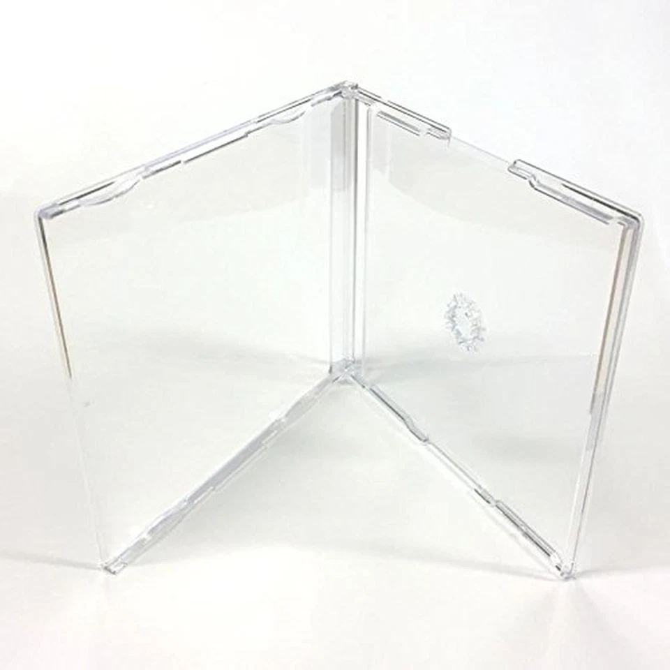10 x Clear Maxi Single 6 mm Spine CD Disc Replacement Jewel Case