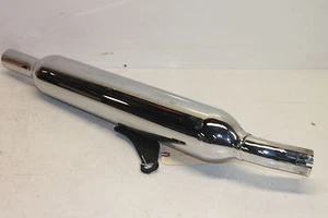 09-15 TRIUMPH BONNEVILLE T1000 EFI CHROME LEFT OEM EXHAUST PIPE - Picture 1 of 5