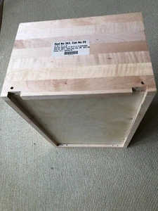 Kitchen cabinet drawer box, solid wood, 14 1/8 x 21 x 10 in - Picture 1 of 6